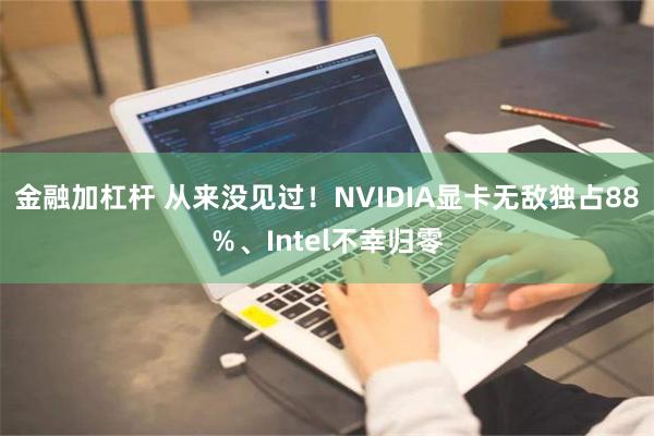 金融加杠杆 从来没见过！NVIDIA显卡无敌独占88％、Intel不幸归零