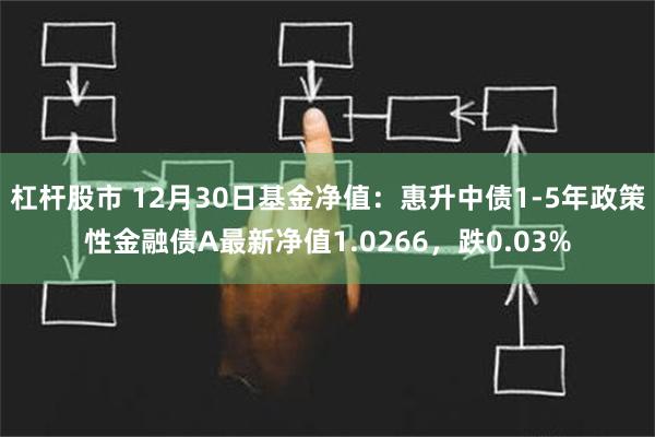 杠杆股市 12月30日基金净值：惠升中债1-5年政策性金融债A最新净值1.0266，跌0.03%