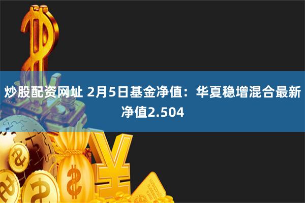 炒股配资网址 2月5日基金净值：华夏稳增混合最新净值2.504